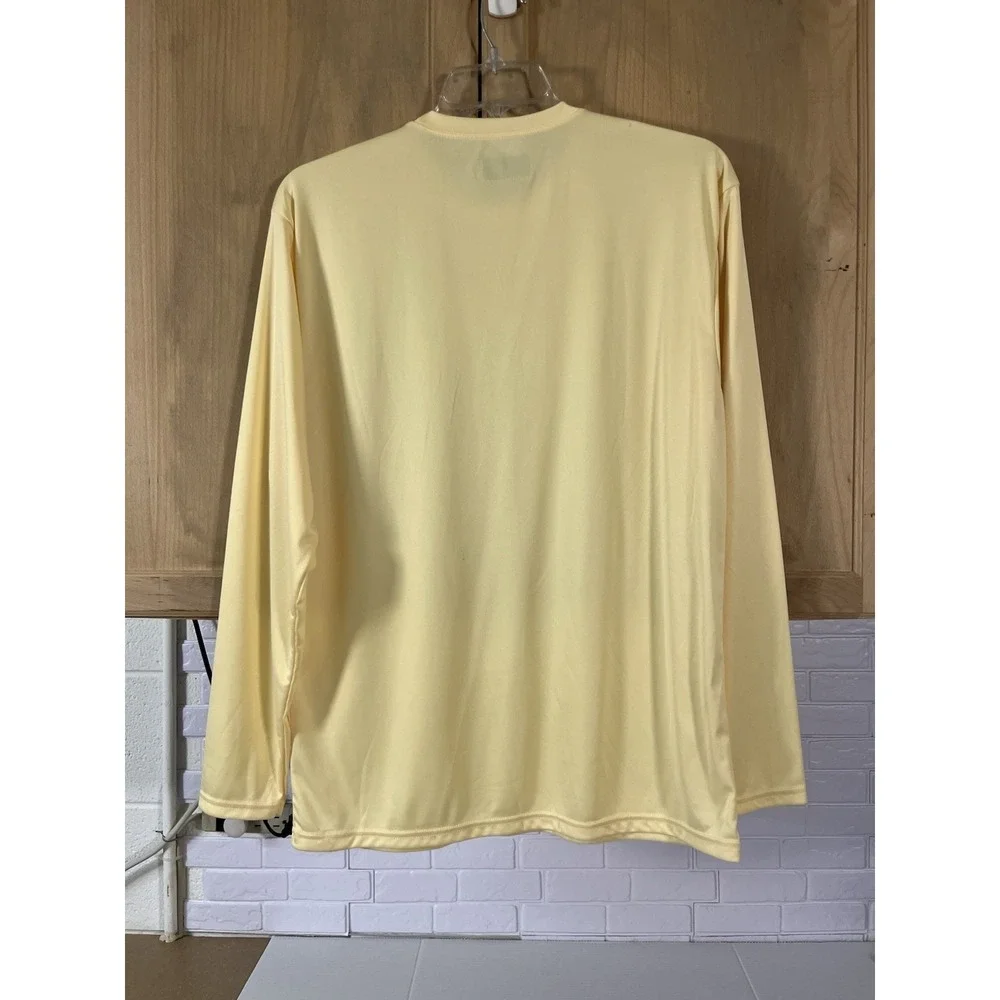 A4.com LS Men's Activewear‎ Shirt Lg Yellow